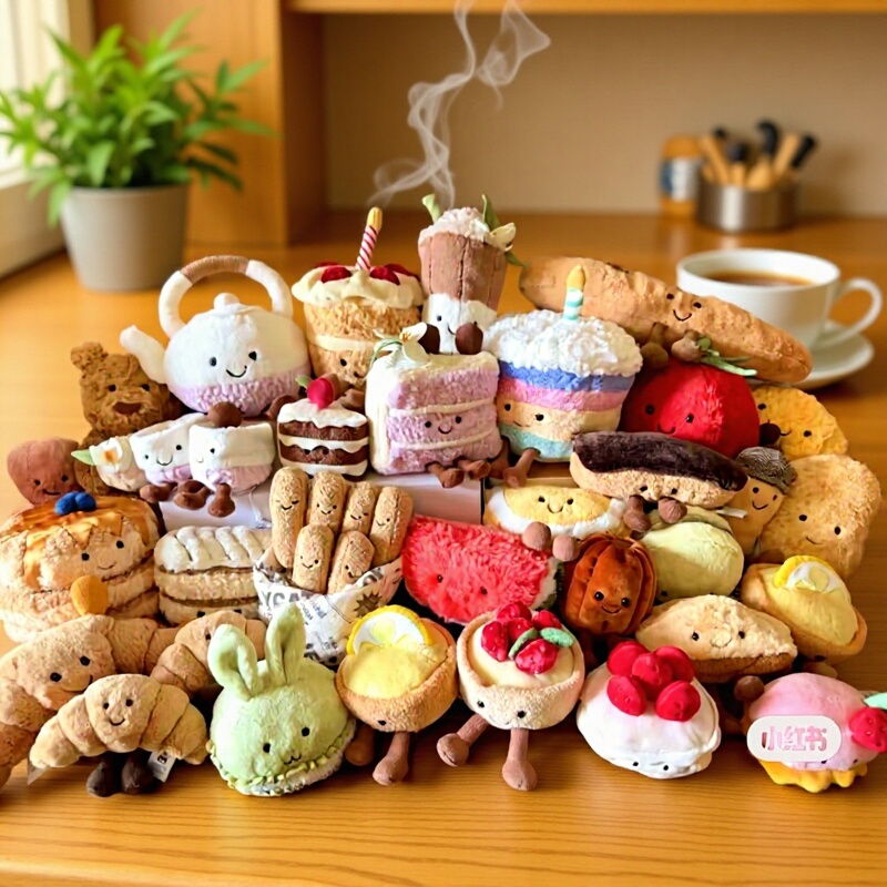 jc plush toy dessert bread blueberry muffin marshmallow plush toy Qixi Valentine's Day gift birthday gift jc plush toy dessert bread blueberry muffin marshmallow plush toy Qixi Valentine's Day gift birthday gift
