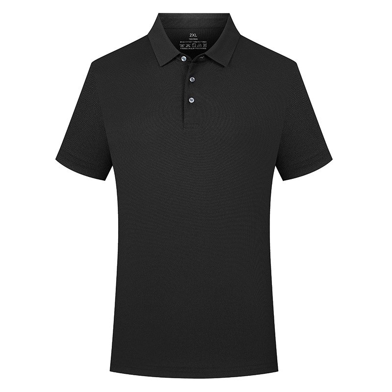 Personalizada seda con solapa polo transpirable no sofocante sudor algodón sin marcas de morera alta sensación grupo ropa corporativa bordada