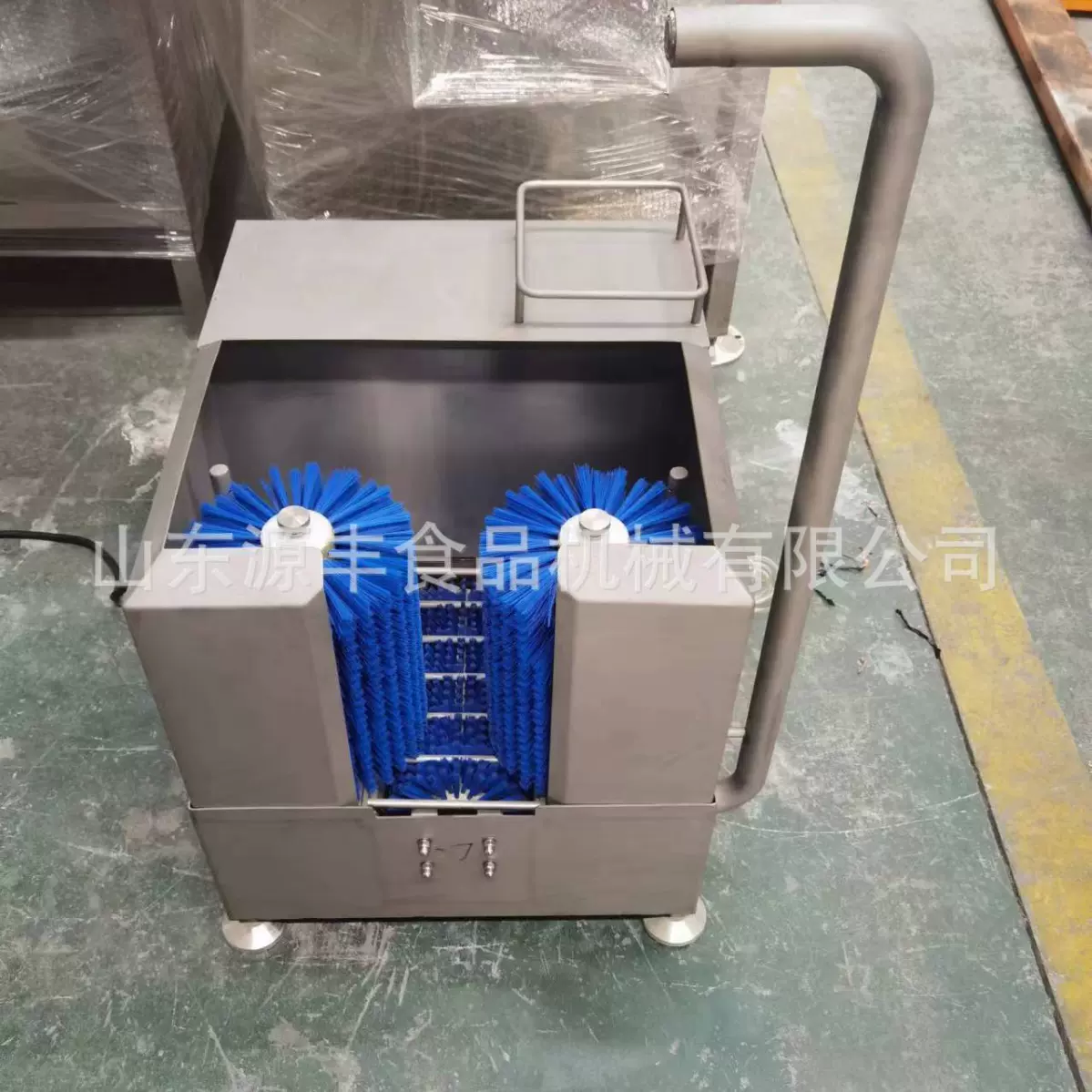 车间半自动洗鞋机刷鞋机源丰洗靴机304不锈钢水靴清洗机