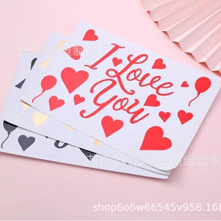 波波球透明气球贴纸 DIY自粘贴纸 I LOVE YOU 情人节我爱你贴纸