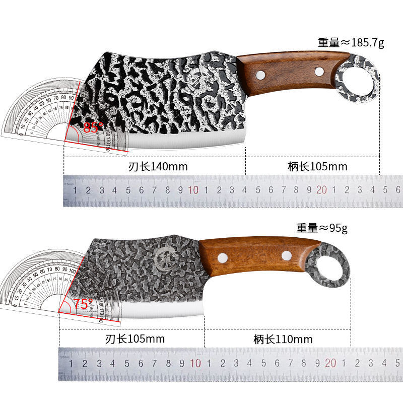 Cuchillo de pesca portátil cuchillo abierto de cocina camping cuchillo de cocina afilado cuchillo de cocina multipropósito de acero de alto manganeso