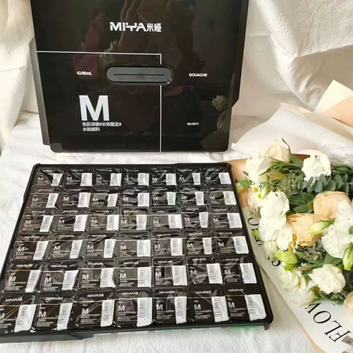Гуашь для художественной живописи Mia, 42 цвета, набор для начинающих