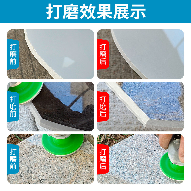 Borde de piedra rectificado en seco pieza de cerámica Dali cuarzo piedra granito biselado línea recorte pulido artefacto