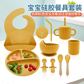 喂养餐具;牙胶;围嘴围兜