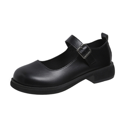 Flat-bottomed JK uniform Joyco shoes for women 2024 small leather shoes Japanese college style single shoes retro British style Lolita shoes