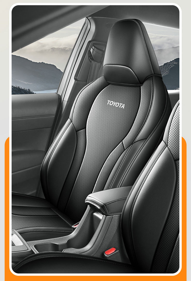 2026 Toyota Frontlander custom-fit seat covers, suitable for all seasons, fully enclosed, breathable perforated seat cushions