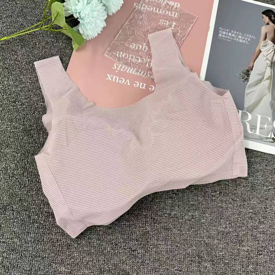 Nuevo cinturón de hombro ancho sin marcas, chaleco de alta calidad, bra de yoga, ropa interior deportiva, mujer