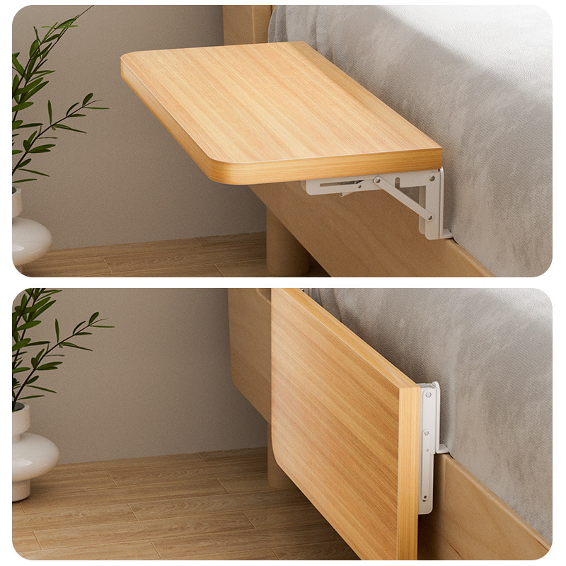 Sustituto de mesita plegable, estante móvil de almacenamiento invisible, artefacto pequeño, dormitorio doméstico, mesa lateral pequeña