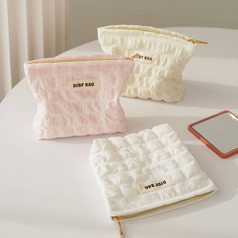 휴대용 메이크업 수납가방, 초인기 화장품가방, 소형 클라우드백, 동전지갑, 립스틱, 고급스러운 느낌
