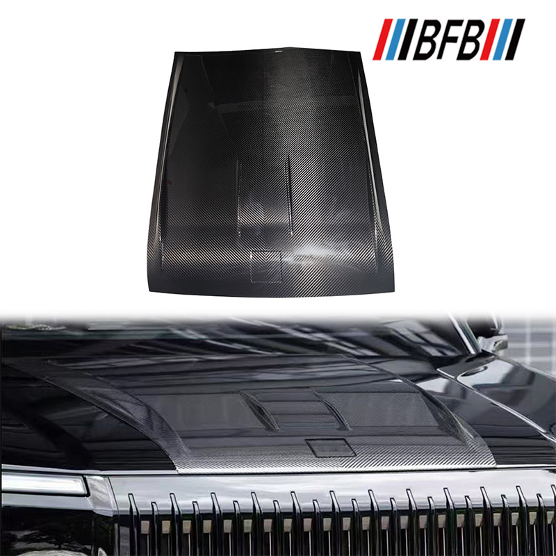 Suitable for Zeekr 9X dry carbon fiber engine hood, Zeekr 9X carbon fiber engine cover, carbon fiber engine hood