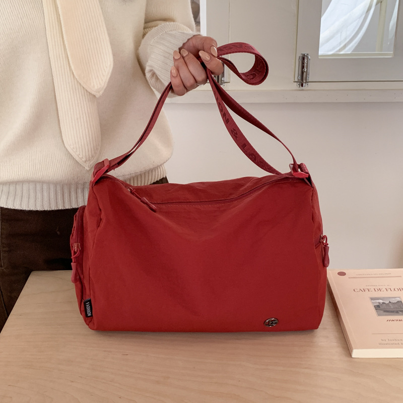 2026 New Cross-Border Lightweight Nylon Crossbody Bag For Women, Pillow Bag, Casual Commuter Student Large Capacity Shoulder Bag - Thumbnail 6