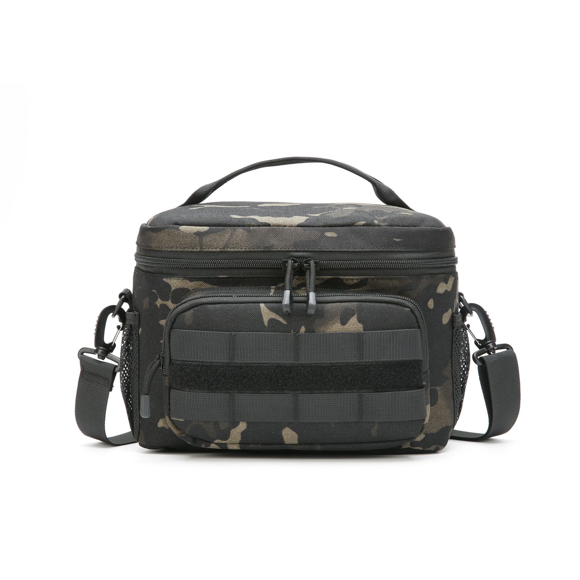 New thickened leak-proof travel case/lunchbox bag, hand-held, shoulder bag, crossbody bag, insulated outdoor picnic camouflage insulated bag