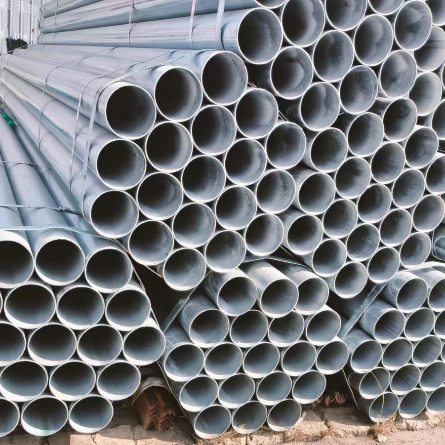 热镀锌管圆管钢管dn20 25 32 40 50 114热镀锌水管6分-1寸消防管