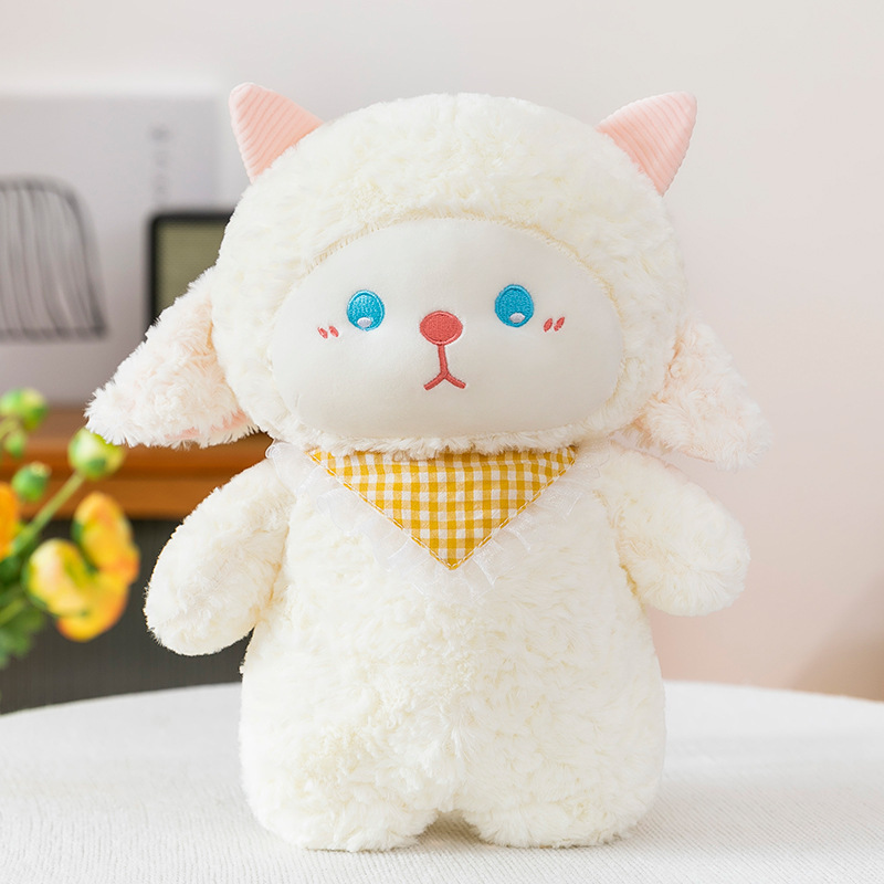かわいいなだめる子羊人形クマ人形ぬいぐるみ女の子睡眠枕人形誕生日プレゼント|undefined