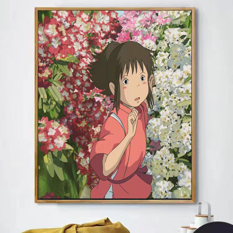 Pintura al óleo digital transfronteriza de Amazon relleno colorante pintura a mano pintura al óleo acrílica venta al por mayor TikTok puesto un envío