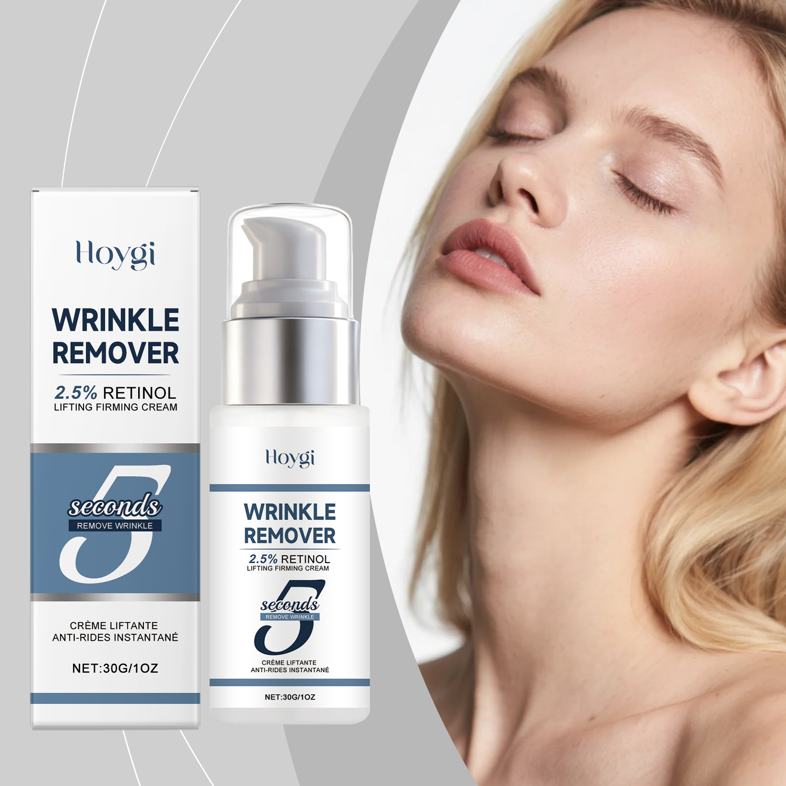 Hoygi Facial Cream Moisturizing Refreshing Texture Daily Moisturizing Easy to Absorb Gentle Care for Delicate Facial Skin