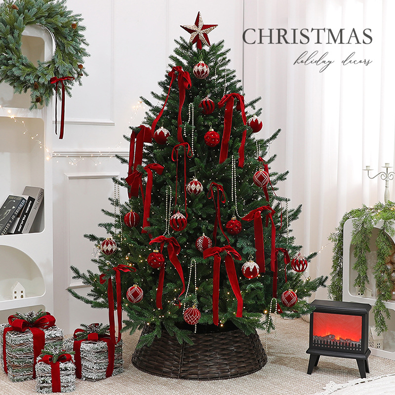 2025 Navidad nuevo árbol de Navidad grande decoración de árbol luminoso decoración de suelo de árbol de Navidad decoración de árbol de Navidad casero