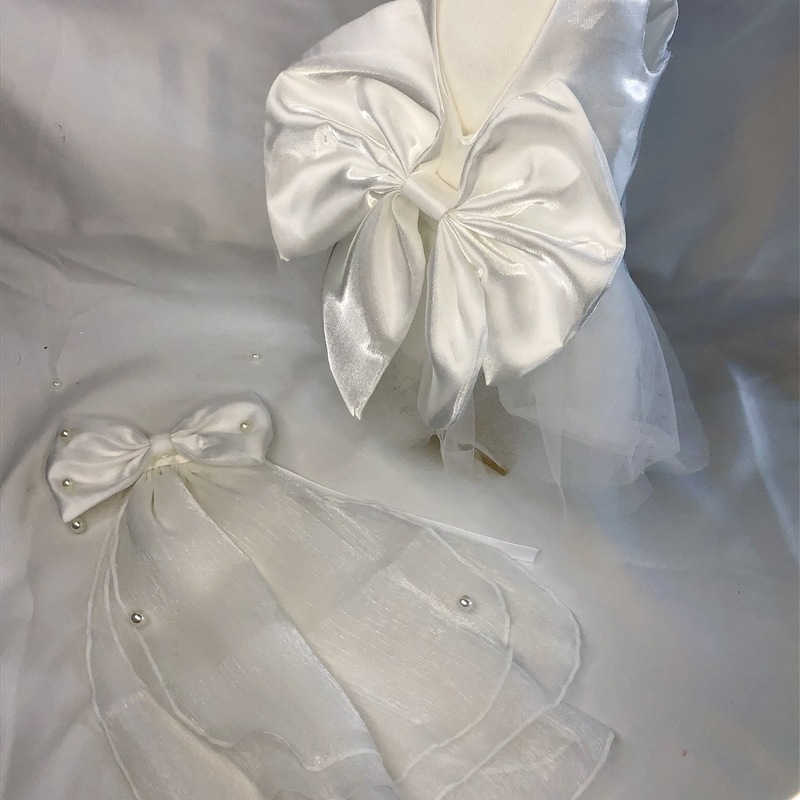 高端宠物狗狗猫猫婚纱裙宠物节日礼服博美比熊连衣裙猫咪公主裙|undefined
