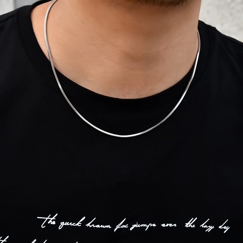 Fashion Geometric Titanium Steel Plating Necklace 1 Piece