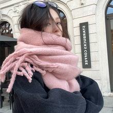 围巾女秋冬季2025新款氛围感新年生日礼物高级感围脖女披肩