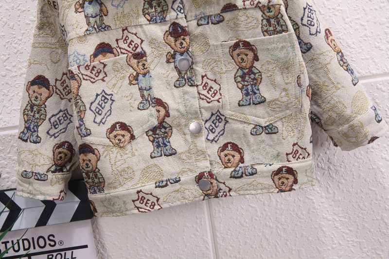 (2개) 용 봄 정장, 긴팔 가디건, 투피스 세트, 남성용 스플릿  복, 봄 가을 아우터, 1세용 한국어 버전