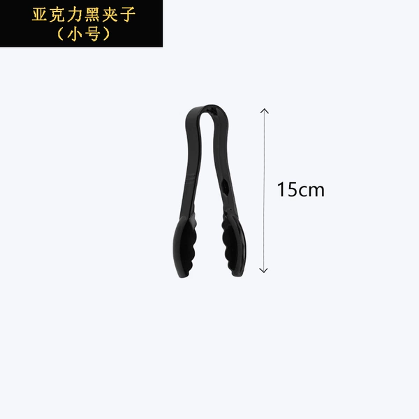 Acrylic black clip (small size)