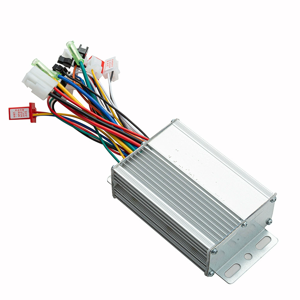 Контроллер для электровелосипедов с литиевой батареей 24В/36В/48В, 350Вт/500Вт, специальный бесщеточный, двухрежимный, с прямоугольной волнообразованной схемой