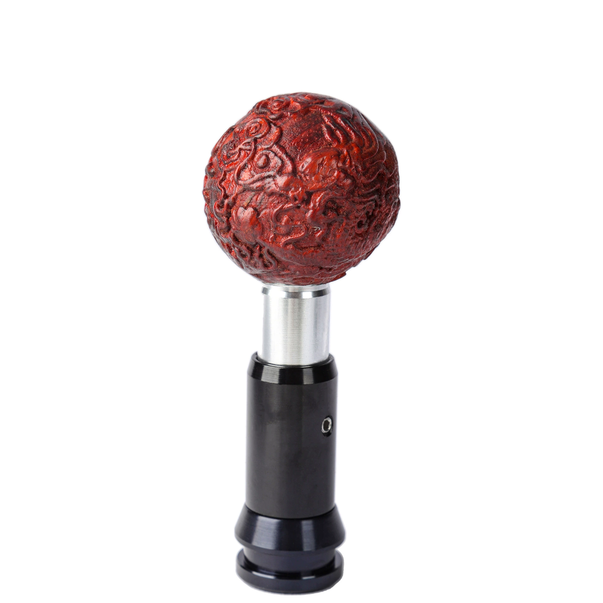 Автомобильная универсальная ручка переключения передач, модифицированный красное дерево, дракон, резной шар дракона, рычаг переключения передач, крест