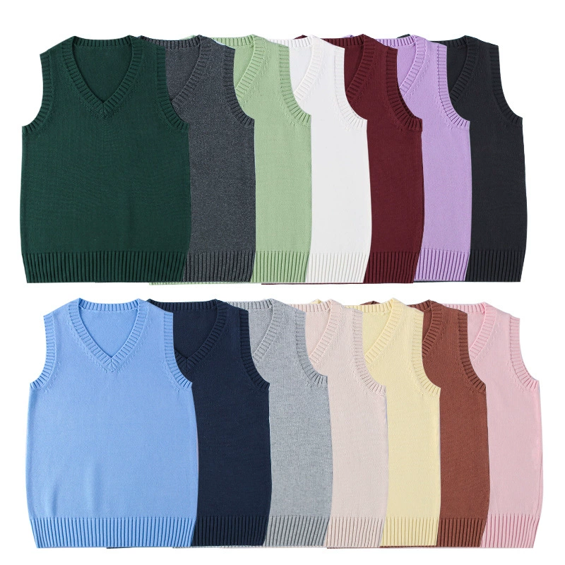 Вязальная фабрика в наличии оптом форменный жилет JK для выполнения заказов размера Tmall Taobao