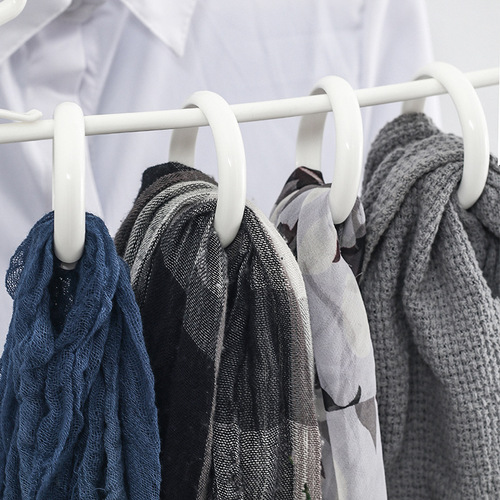 Japan KM curtain buckle curtain hanging ring live hook large Roman rod curtain buckle live buckle curtain accessories