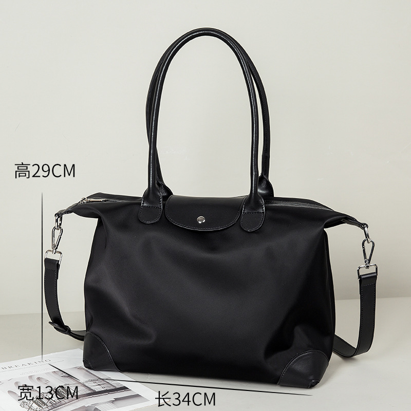 Bolso de tela Oxford para viajes de negocios y viajes de cercanías Bolso de mano de gran capacidad impermeable de ocio Bolso de hombro ligero para el trabajo