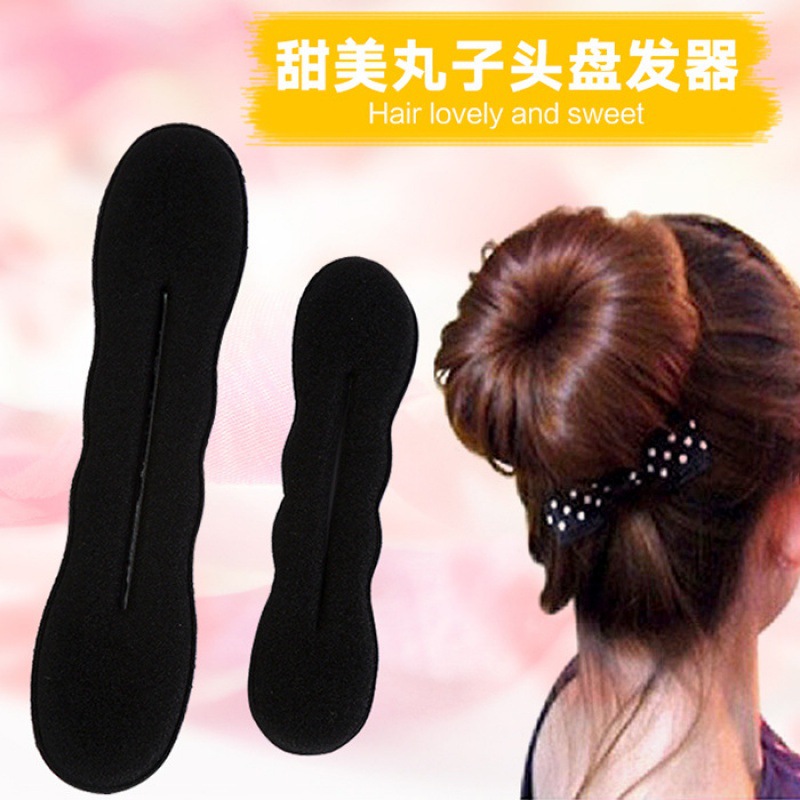 Adult Children Sponge Ball Head Hair Machine Styling Machine Flower Bud Head Hair Ring Stick Large Size