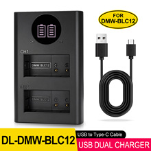 DMW-BLC12�����USB�p���m��Lumix FZ1000 FZ200 G5 G6 GX8 G85