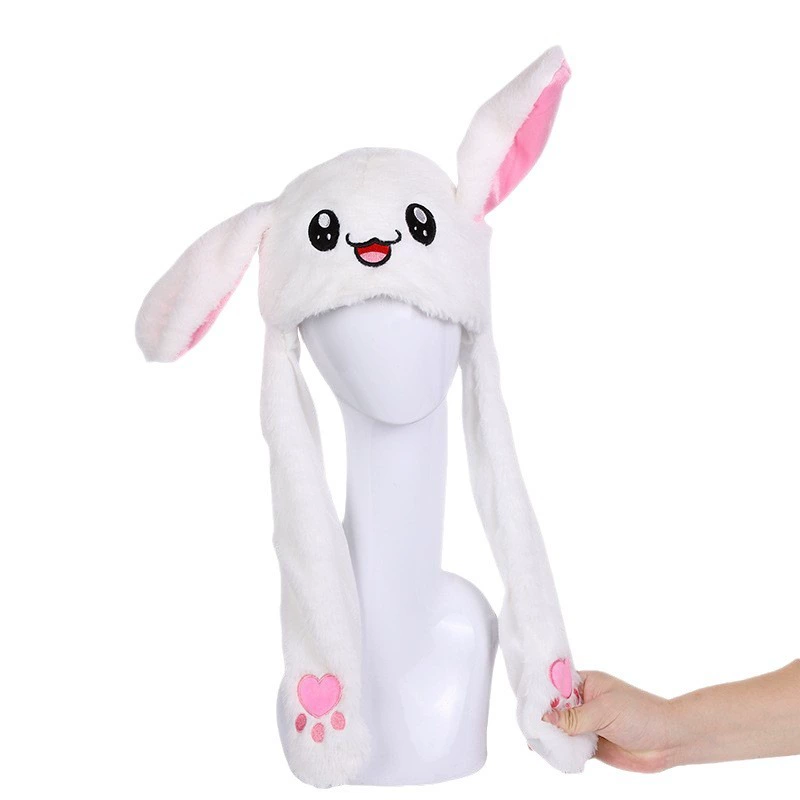 Светящаяся шапка Sanrio, милая шапка с щенком Юмуи, плюшевая шапка Kolomi с подвижными ушками