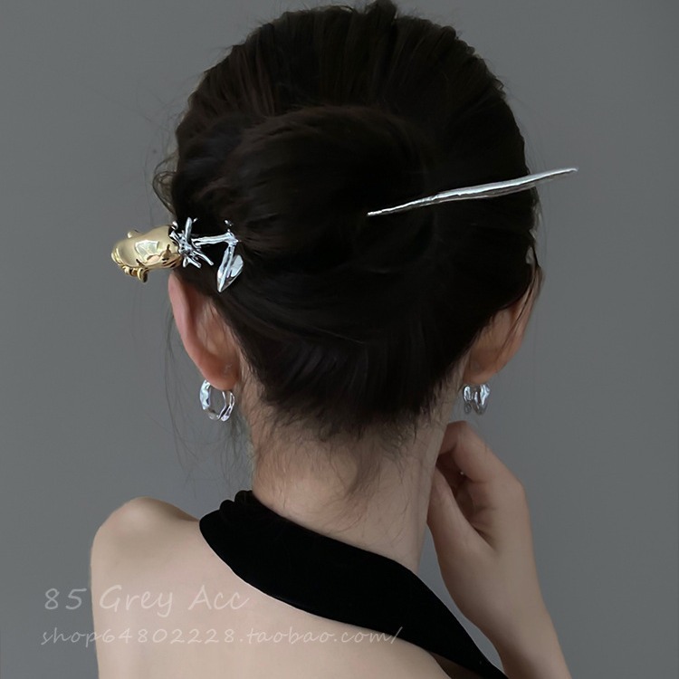 Genuine brand Chinese hairpin, small design hairgrip, hair accessory, Chinese style, high-quality style 3