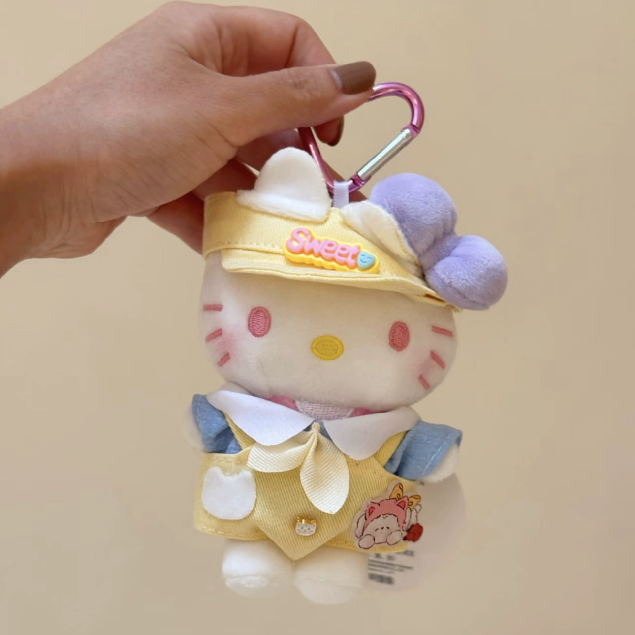 Hello Kitty, настоящий мультяшный кулон, милый брелок, кукла, подарок для девочки