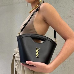 新款杨家菜篮子水桶包简约大方扇形托特包手提单肩手提女包外贸包