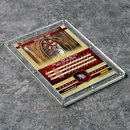 Strong magnetic 8*10 inch large photo 5*7 oil painting large card UD large card brick storage box collection transparent protective case