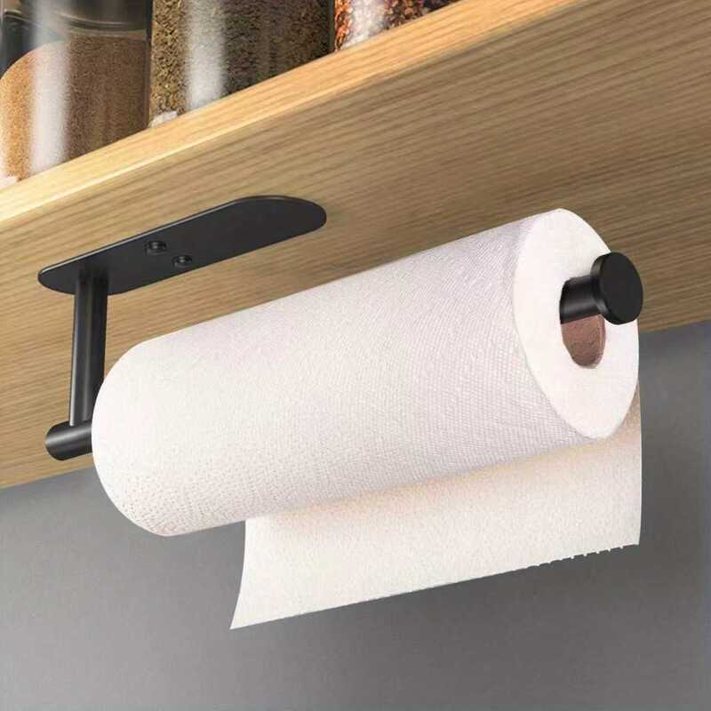 Cross-Border Custom Stainless Steel Toilet Paper Holder, No-Drill Wall-Mounted Napkin Holder for Bathroom and Toilet