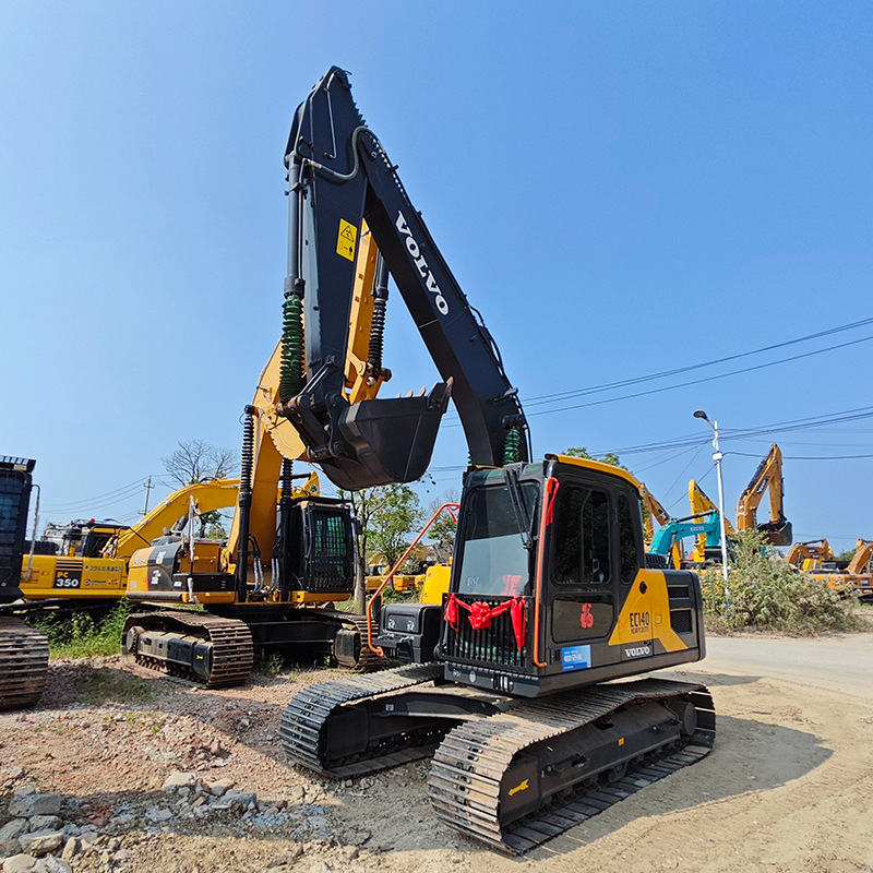 Multiple models of used Volvo EC140 excavators for sale