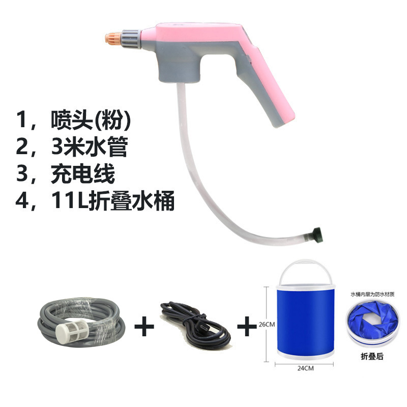 Boquilla neumática eléctrica boquilla de botella de plástico Flor de riego de lavado de coches se puede combinar con tubería de agua hervidor cuerpo regadera Venta directa de fábrica image 14