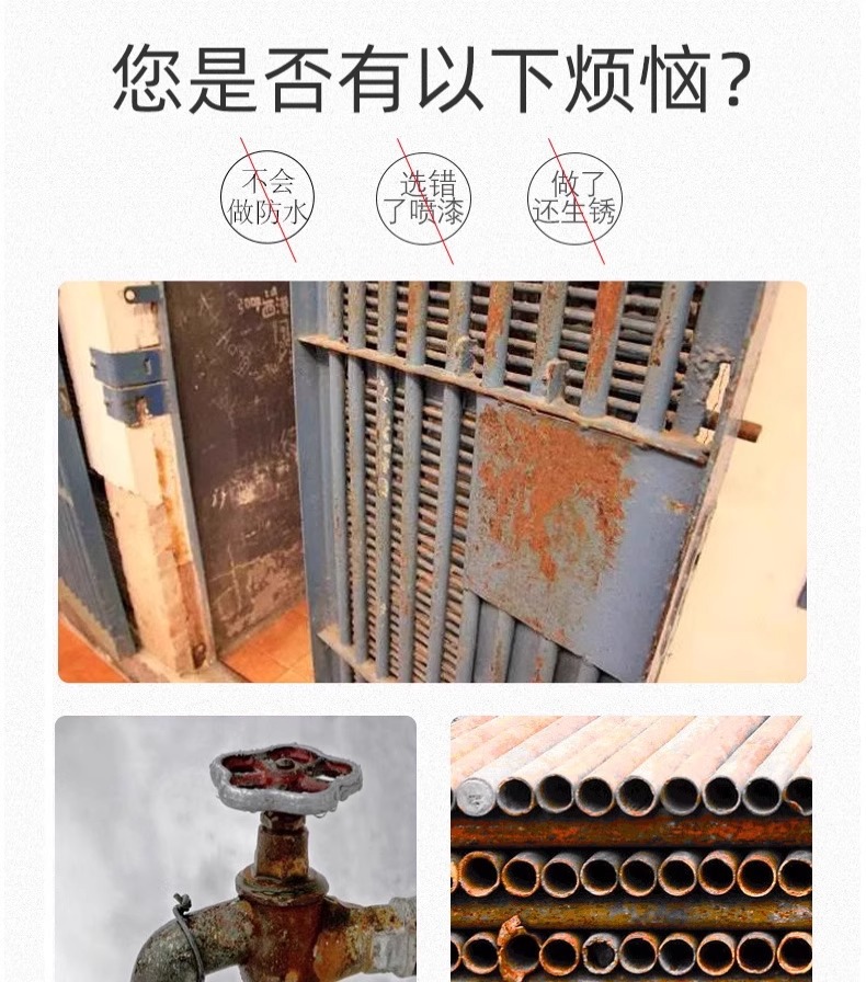 Galvanized Spray Paint, Self-Spraying Silver Powder Paint, Anti-Rust Paint, Metal Anti-Rust and Anti-Corrosion Electroplating, Rust-Free Hand-Operated Automatic Spray Paint