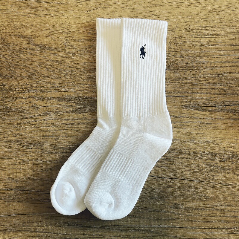 Men's Socks 1Pair Cushion Cushioned Socks Embroidered Pony Casual Sports Towel Socks