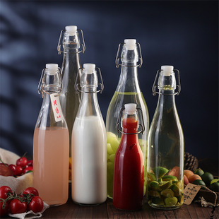 Wine Glass Wine Bottle Sealed Enzyme Amazon Buckle Storage Bottle Household Green Plum Juice Drink Dispensing Bottle