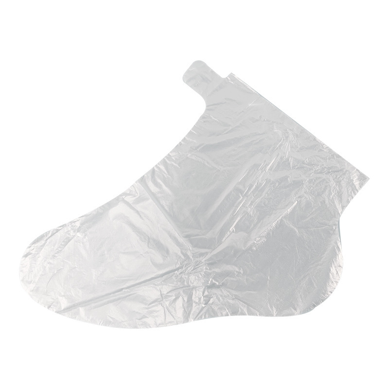 Cubierta de película para pies desechable, máscara de mano de plástico, cubierta de zapatos de prueba de baño de pies, bolsa transparente impermeable, cubierta de pies, cubierta de zapatos, cubierta de pies de terapia de pies universal