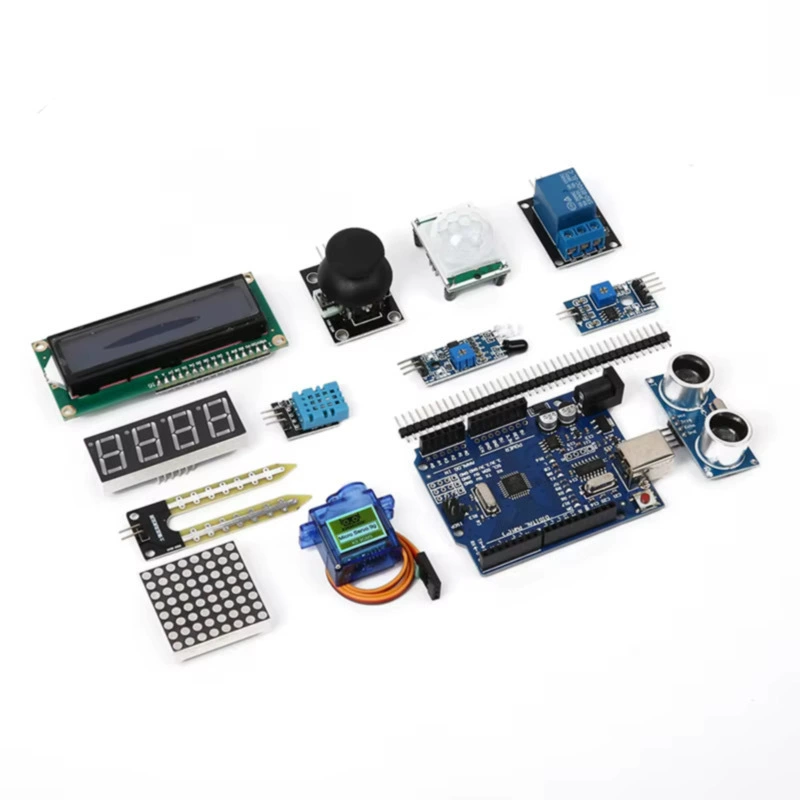 Набор для начинающих, совместимый с UNO R3 (Arduino), комплект SYB170, 18 компонентов, 0,15 кг