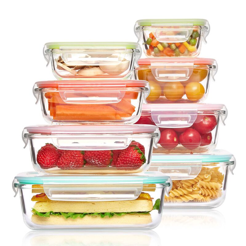 Cross-border explosions glass lunch box can be heated by microwave oven special office workers with rice soup bowl fresh-keeping box suit Cross-border explosions glass lunch box can be heated by microwave oven special office workers with rice soup bowl fresh-keeping box suit