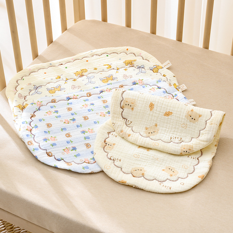 baby pillow 0 to 6 months pure cotton baby cloud pillow newborn baby pillow milk spilt prevent small pillow pillow case