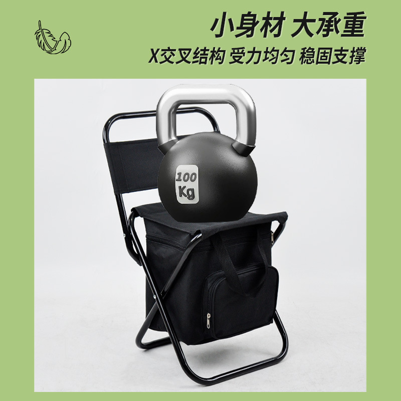 新しい屋外キャンプアイスバッグチェア多機能マザーフィッシングチェア旅行ポータブルバックパック折りたたみアイスバッグスツール|undefined