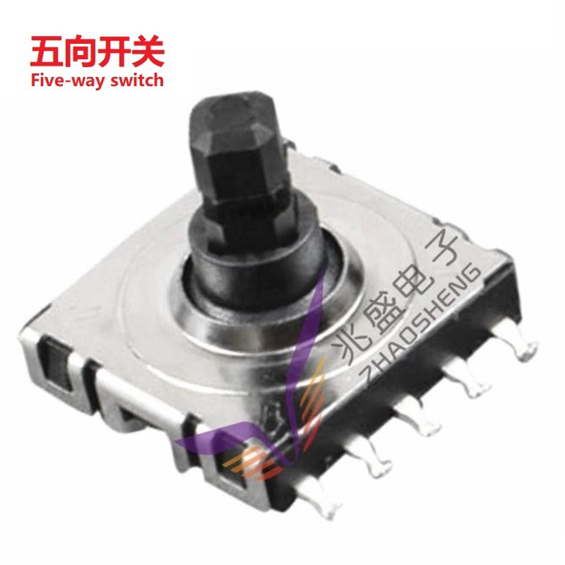 多功能五项开关批发 贴片五向多功能开关10脚  贴片五项轻触开关